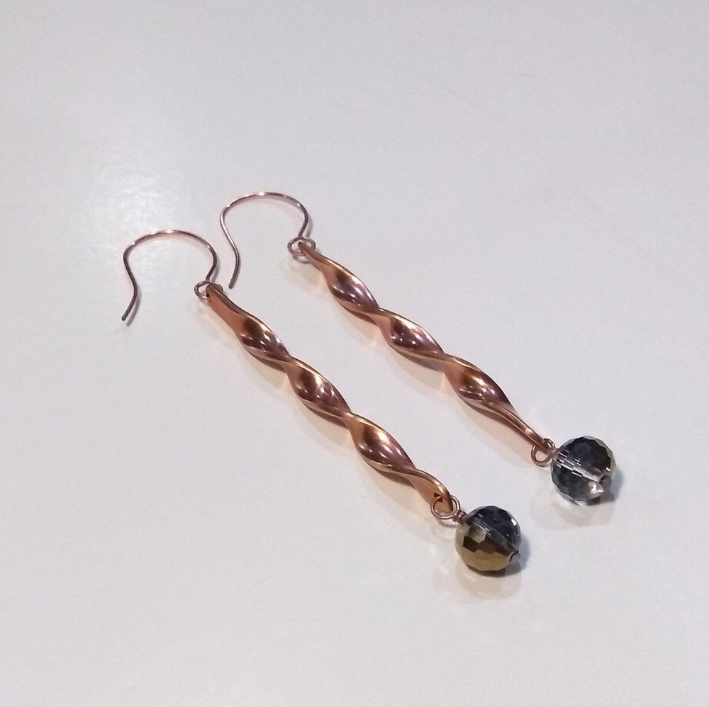 Designer's Collection Copper Earrings.